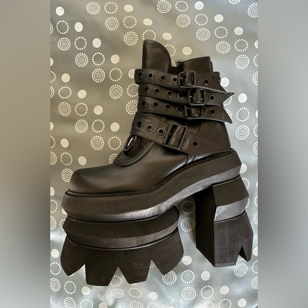 Dolls Kill x Widow Triple Platform Cyberpunk Boot